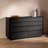 Leandro 8-drawer Bedroom Dresser Cabinet Burnished Black