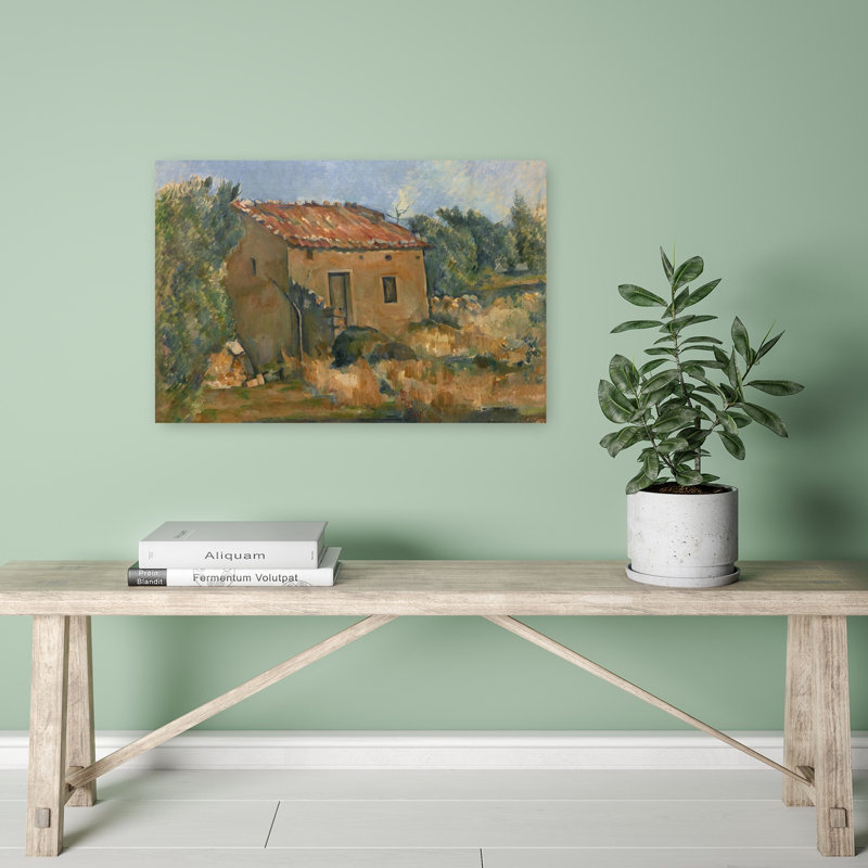 Abandoned House Near Aix-En-Provence, 1885-87 Abstract Contemporary Architecture Wall Art Print, 40.64cm H x 60.96cm W