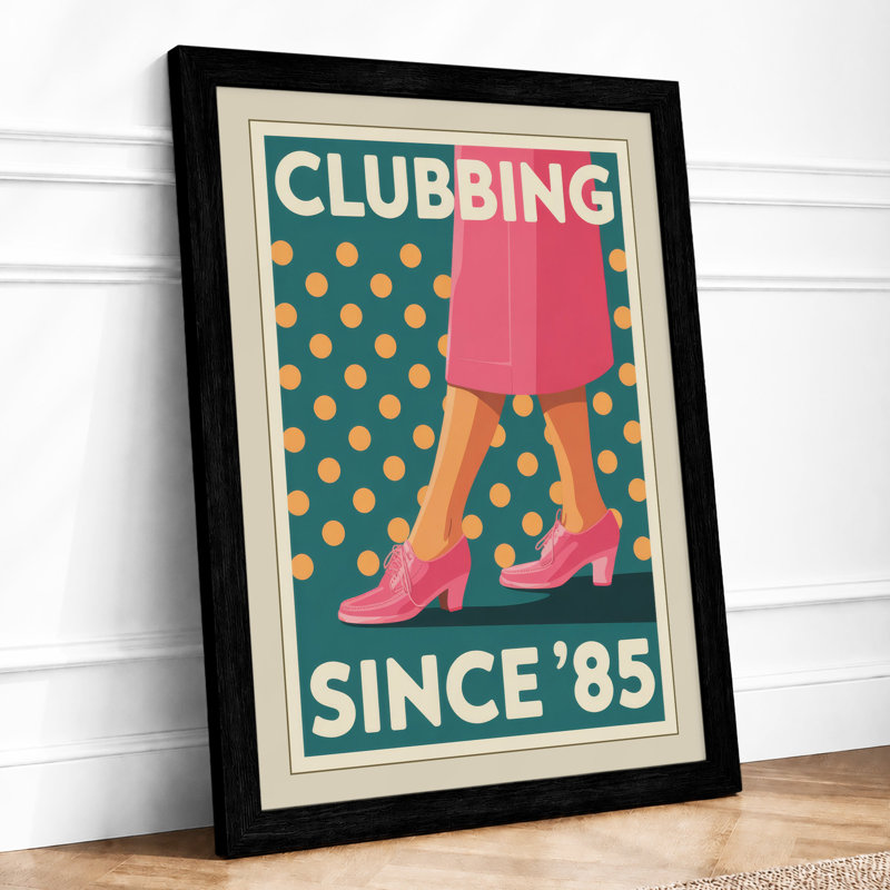 Club Bing Since '85 Retro - Print, A2 - 59.4 x 42.0 cm, Black
