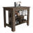 Delos Kitchen Island, Four Legs, Three Shelves