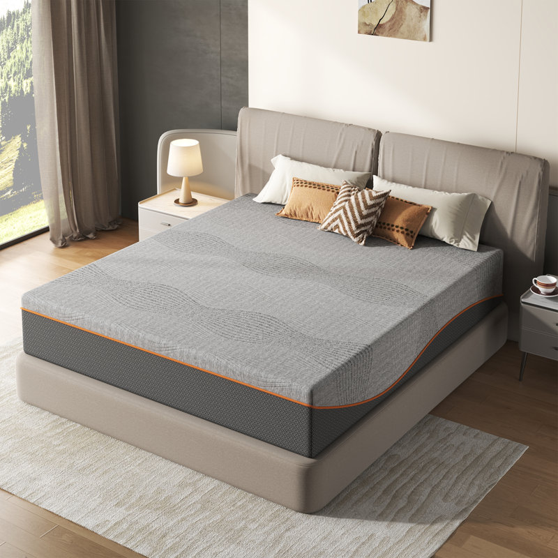 Memory Foam Mattress, Fiberglass Free, King, 10"