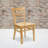 Prompton Vertical Slat Back Wooden Restaurant Chair-103324373