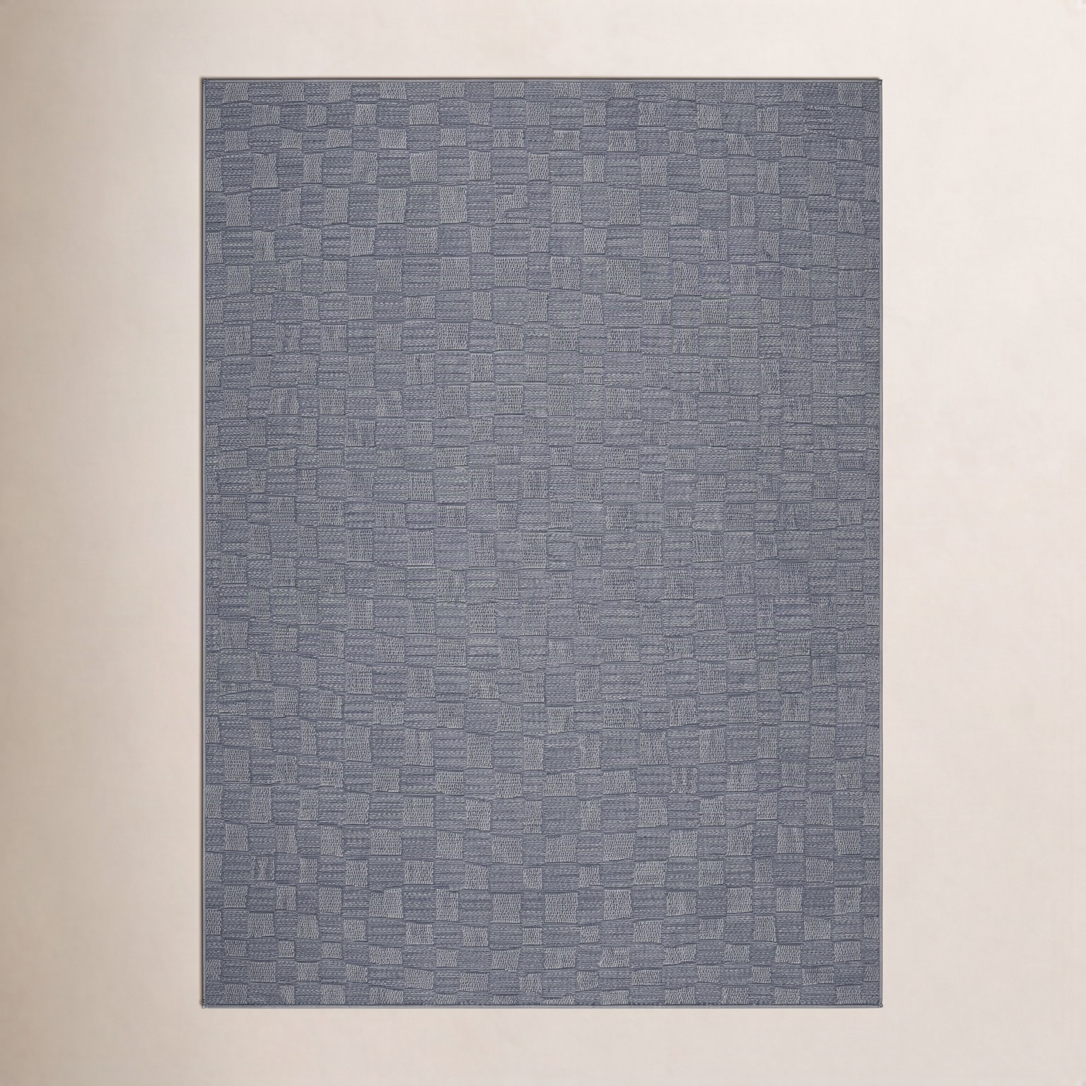 Winn Checkered Rug, Rectangle 6'7" x 9'