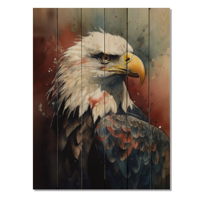 " Eagle Portrait I ", 40'' H x 30'' W x 0.78'' D