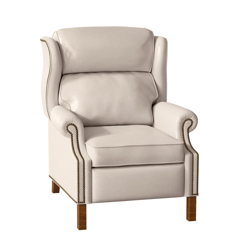 Presidential Recliner, Aline Fumo Genuine Leather, New Classiques, French Natural