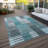 Karsyn Striped Indoor / Outdoor Rug-1188593936