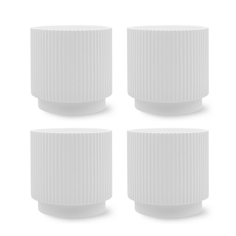 Jaylun Polyresin Table Vase, White