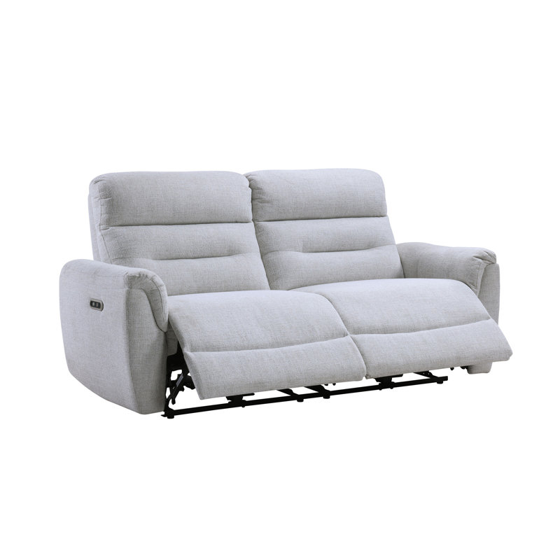 Canapé en chenille gris Easy Motion avec port USB Eastre