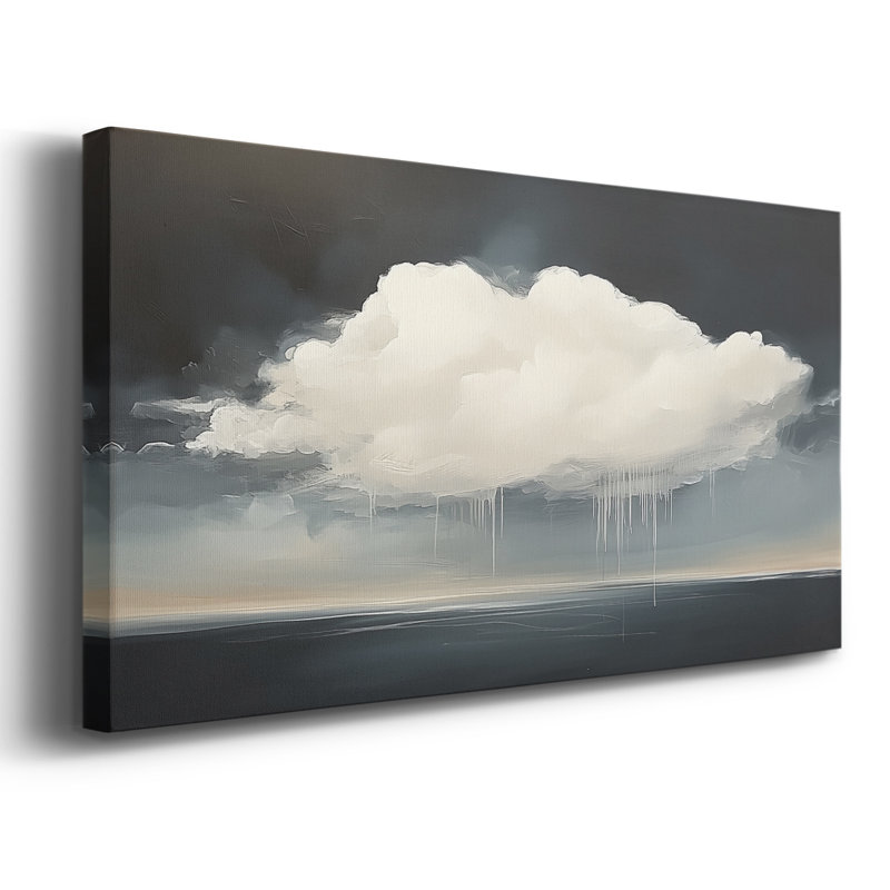 Série paysage - LXII - Toile tendue avec châssis encadré - Prêt à être accroché