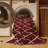Machine Washable Trellis Brown Area Rug