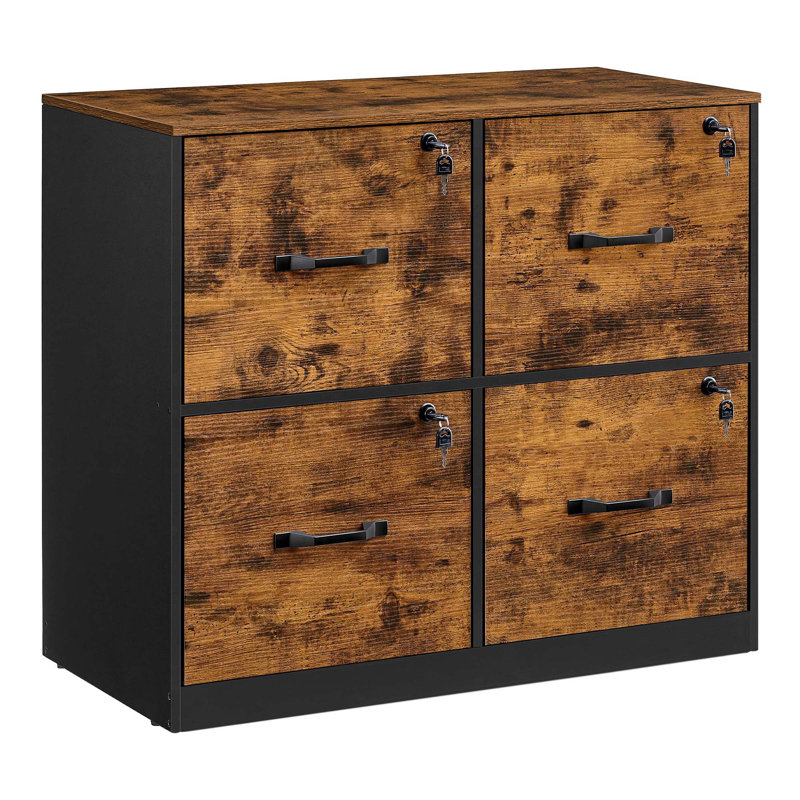 4 Drawer File Cabinet with Lock