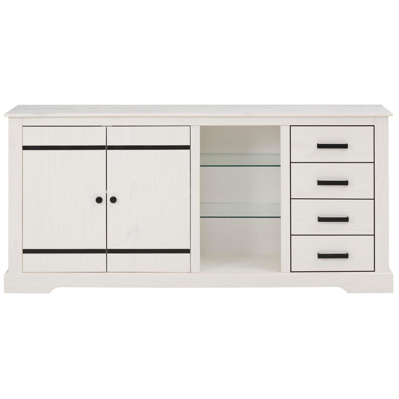 Brookville 170cm Sideboard, White Lacquer
