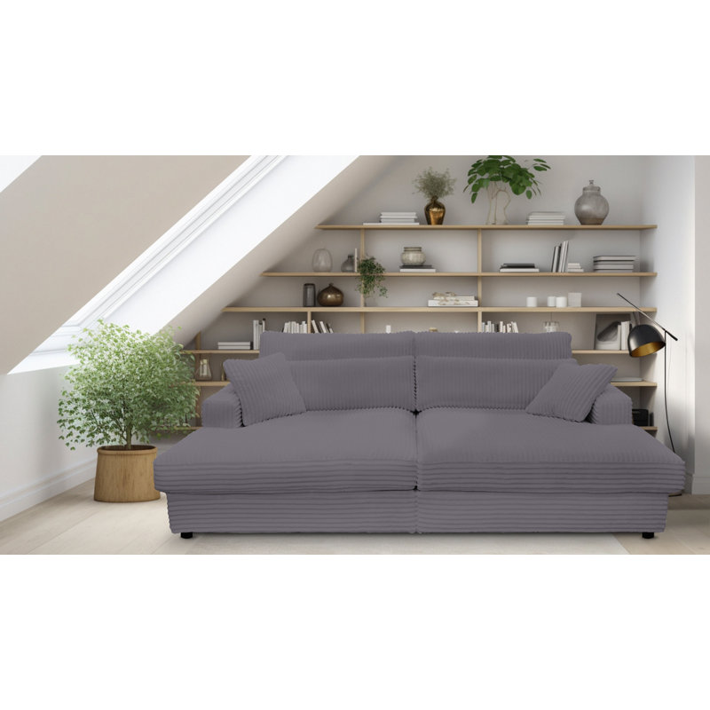 Rishabh Sleeper Sofa, Grey