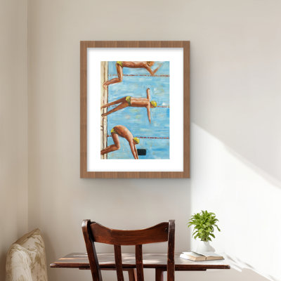 Swimmers - Figurative Orange