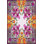 Machine Washable Intertwined Floral Geometric Modern Decorative Rug