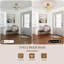 Deonta 5-Tier Dimmable Semi-Flush Crystal Chandelier-1431166250