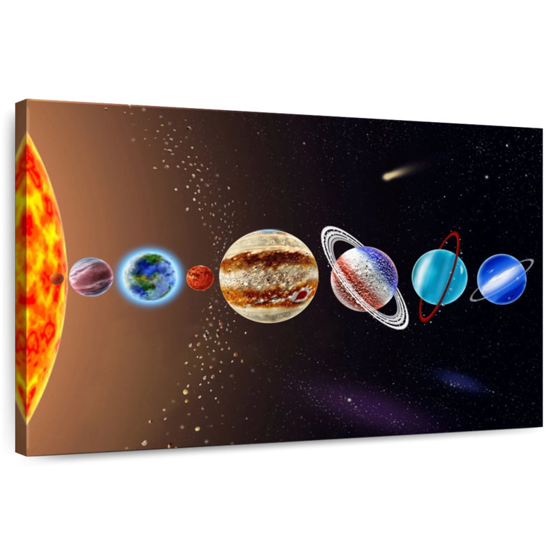 Oberle Planet Alignment, 20" H x 30" W