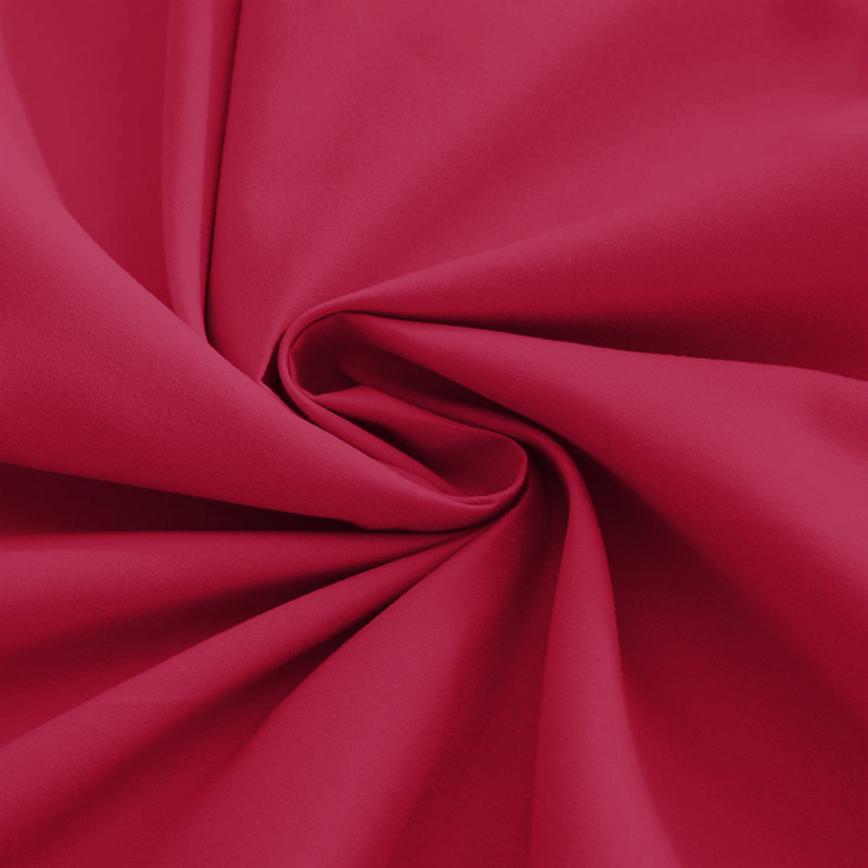 Housse de couette en microfibre moderne et contemporaine avec taies d'oreiller - Ensemble de literie douce et durable, Rouge