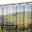 Rideau de douche transparent transparent, rideaux de douche pour la salle de bain avec 12 crochets-130002915