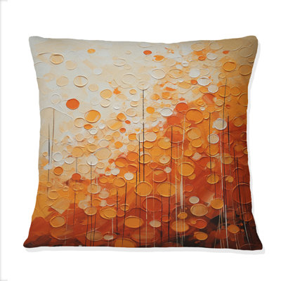 Coussin Tangerine Tango IV - Abstract Landscape