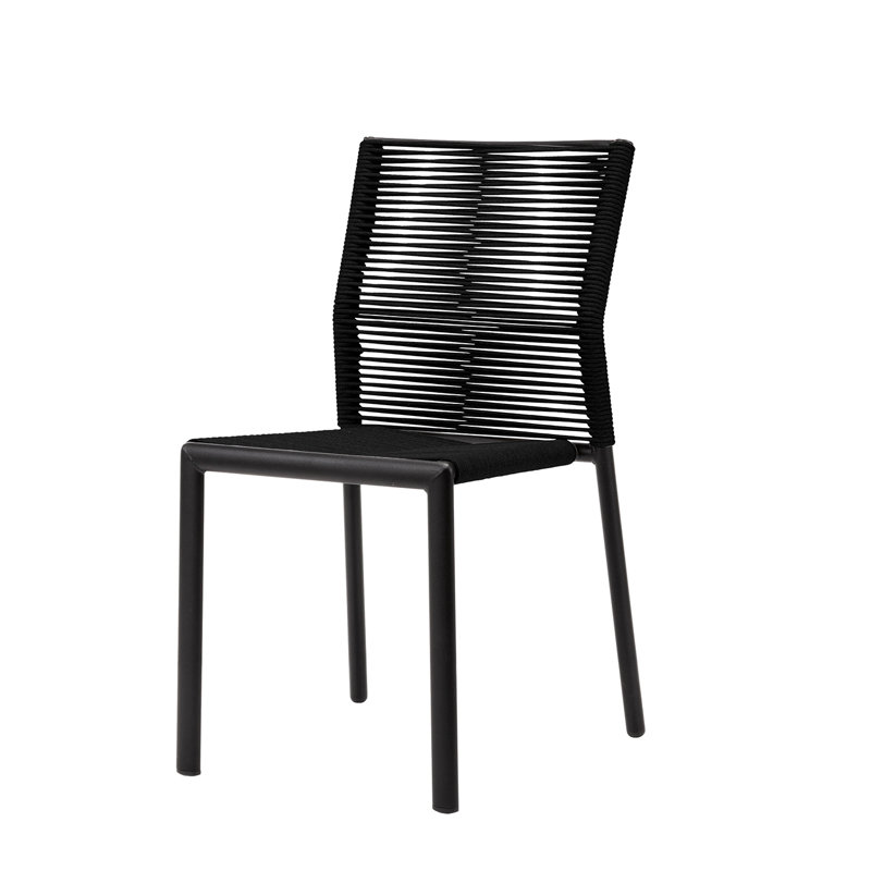 Chaise d'appoint de salle à manger Avalon, Noir
