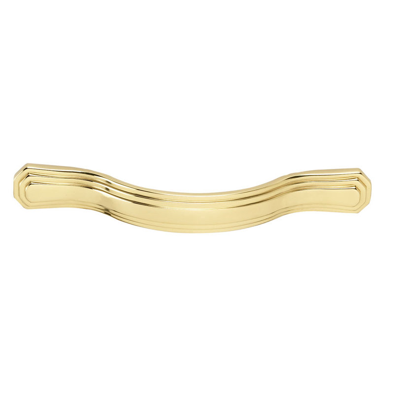 Geometric Arch Pull, Polished Brass