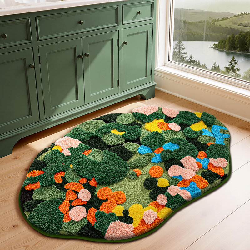 Non‑Slip Machine Washable Absorbent Soft Bath Rug