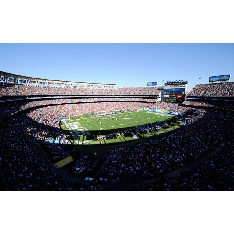 Qualcomm Stadium, 15" H x 24" W