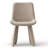Hennigan Textured Fabric Dining Chairs-1256047257
