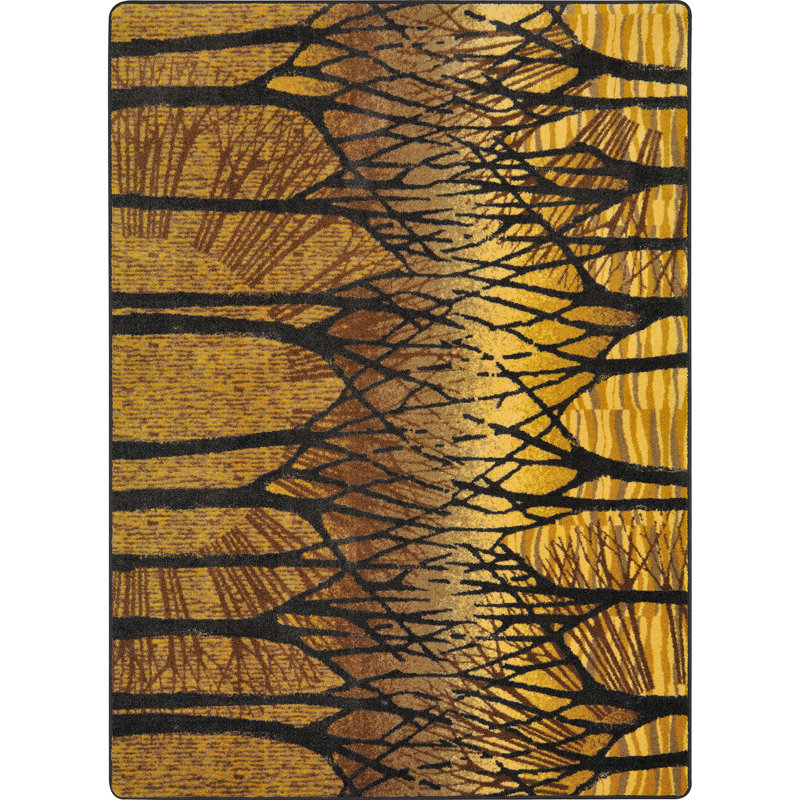 Tapis Goldenrod First Take Woodland Way, Rectangle 3 pi 10 po x 5 pi 4 po