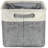 Sorbus Quote Fabric Cubby Organizer with Handles 3 Pack
