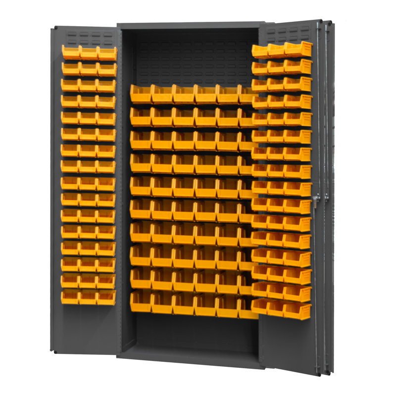 Liatris Single Storage Cabinet ( 84'' H x 36'' W x 18'' D), Yellow