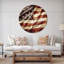 Drapeau américain - horloge murale moderne-34141171