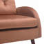 Chaise d'appoint et repose-pieds rembourrés, avec dossier réglable à 6 niveaux pour un confort et une polyvalence ultimes-1803106450