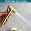 Douchette pour bidet pour toilette avec robinet mélangeur d'eau chaude et froide avec tuyau et support-127305940
