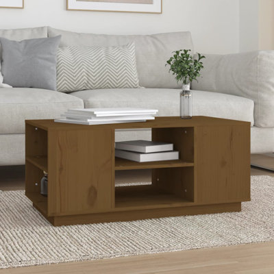 Kastin Solid Wood Solid Coffee Table with Storage