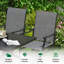 Fauteuil de patio pivotant à haut dossier-331702150