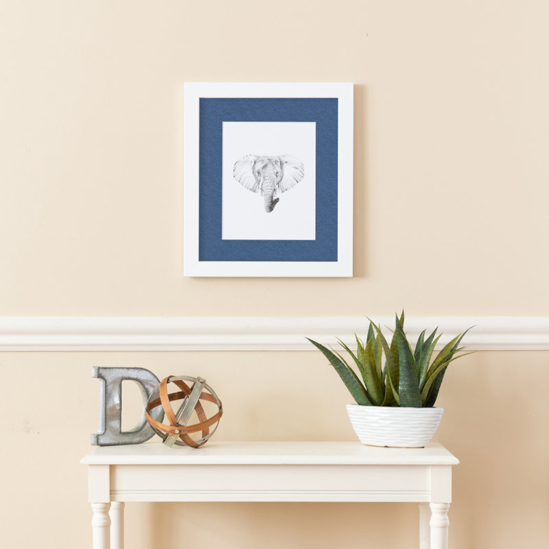 Cadre pour photo simple 16 po x 24 po en bois mat, Royal