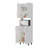 Double Cabinet Kitchen Pantry With Open Storage