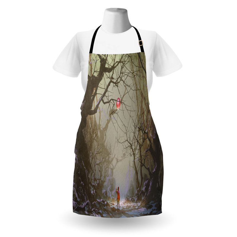 No Pattern Bib Apron