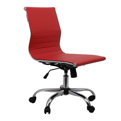 Chaise de travail ergonomique en polyuréthane sans accoudoirs