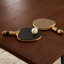 Ping Pong Table-Ebonized Oak Veneer-1166821336