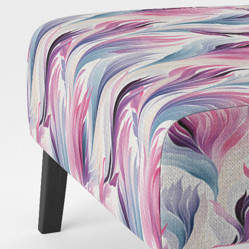Fauteuil de chambre Pastel Botanical Leaf Design
