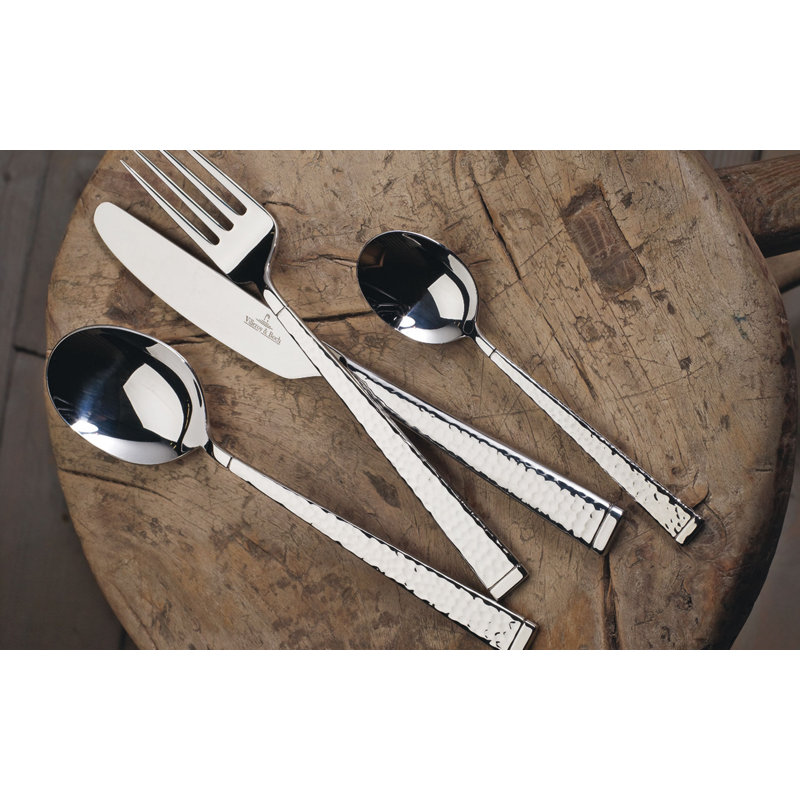 Villeroy & Boch Blacksmith 60 Piece Flatware Set, Service for 12