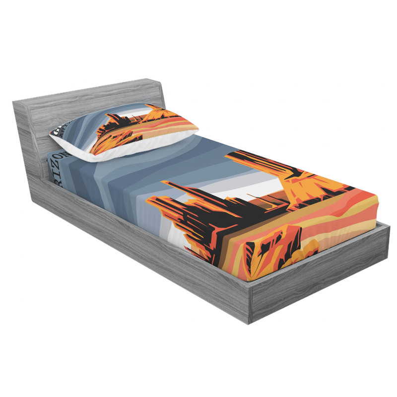 Microfiber Sheet Set, Twin Sheet Set + Fitted Sheet + 1 Pillowcase