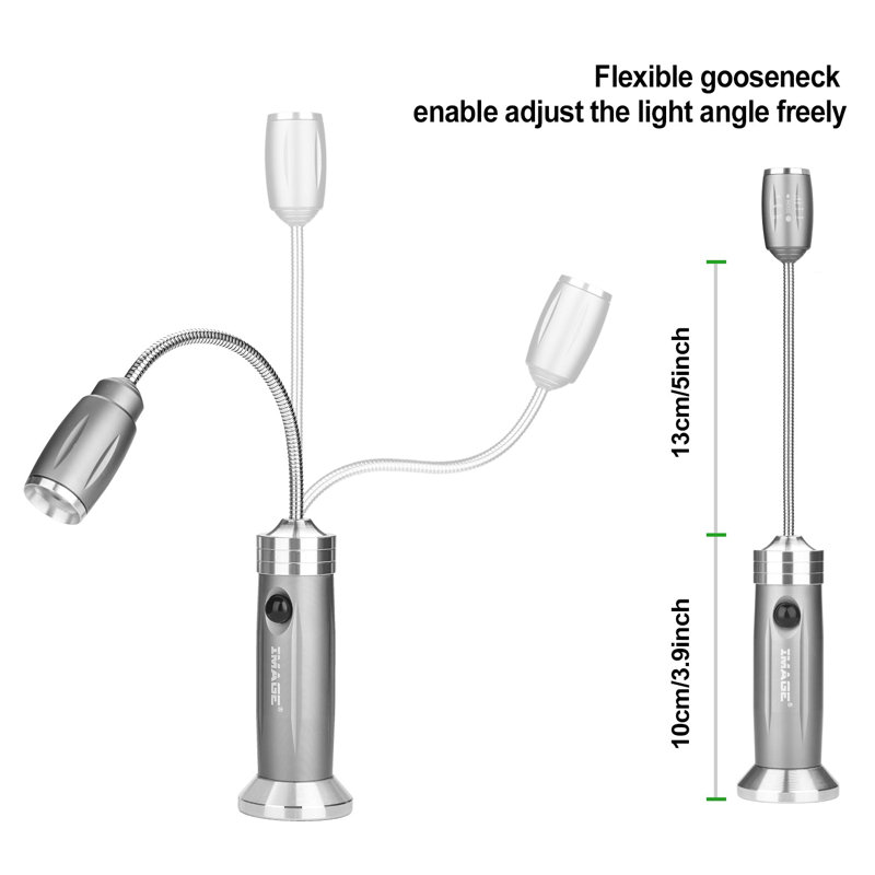 Aluminum Grill Light, Silver