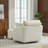 Upholstered Swivel Chair With Storage Ottoman-102361024