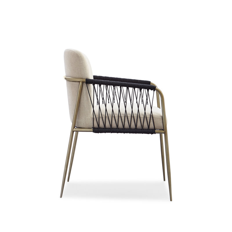 Remix Woven Dining Chair-Oatmeal