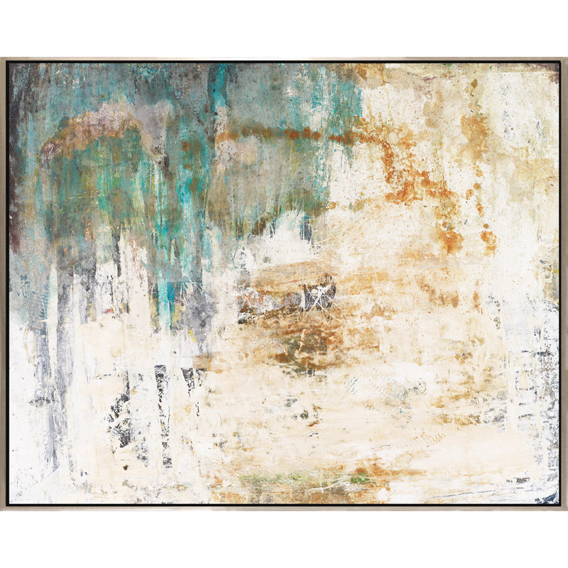 Tranquil Moon - peinture à cadre flottant sur toile