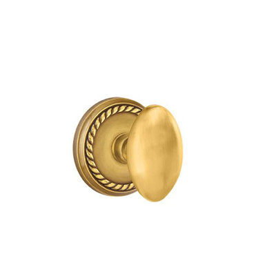 Emtek Dummy Knobset w/ Rope Rosette and Egg Knob